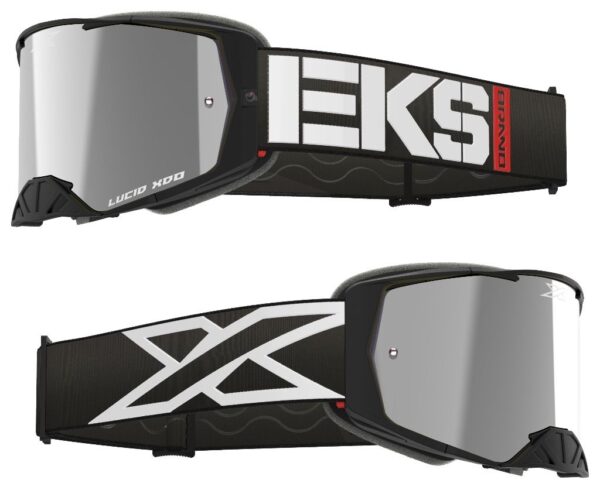 EKS Lucid Caliber Google Black Silver Lens